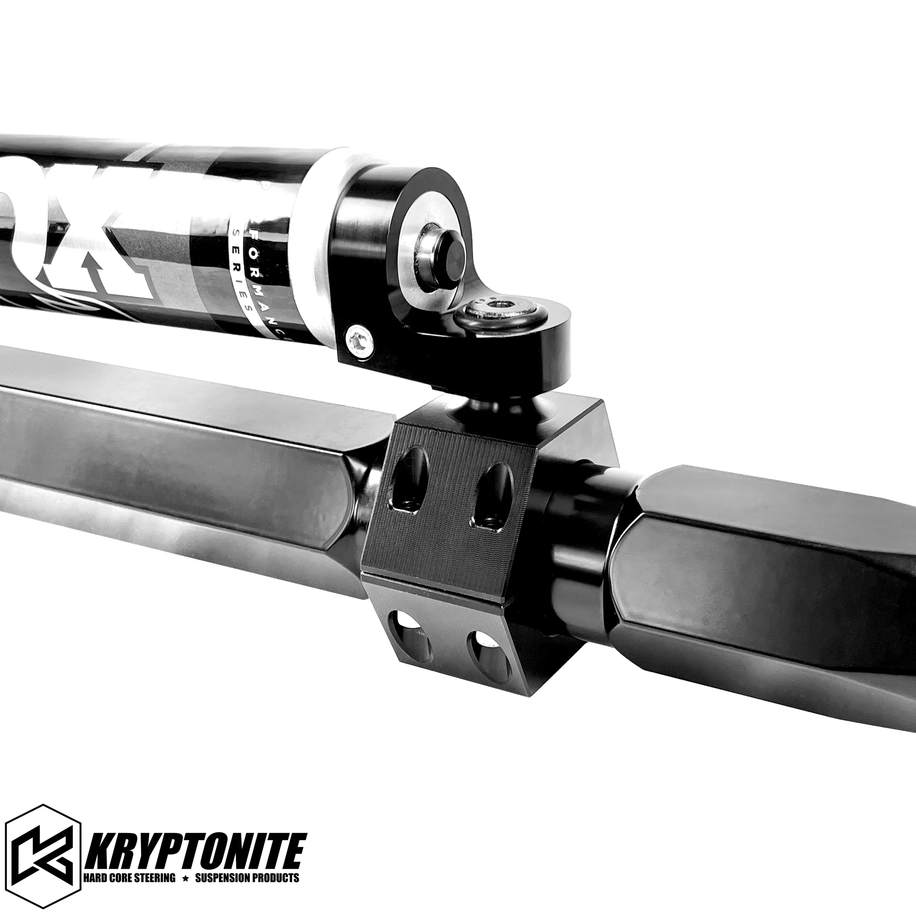 Fox Performance Series 2.0 TS Stabilizer for 2005-2007 Ford Super Duty with Kryptonite Drag Link - Image 3