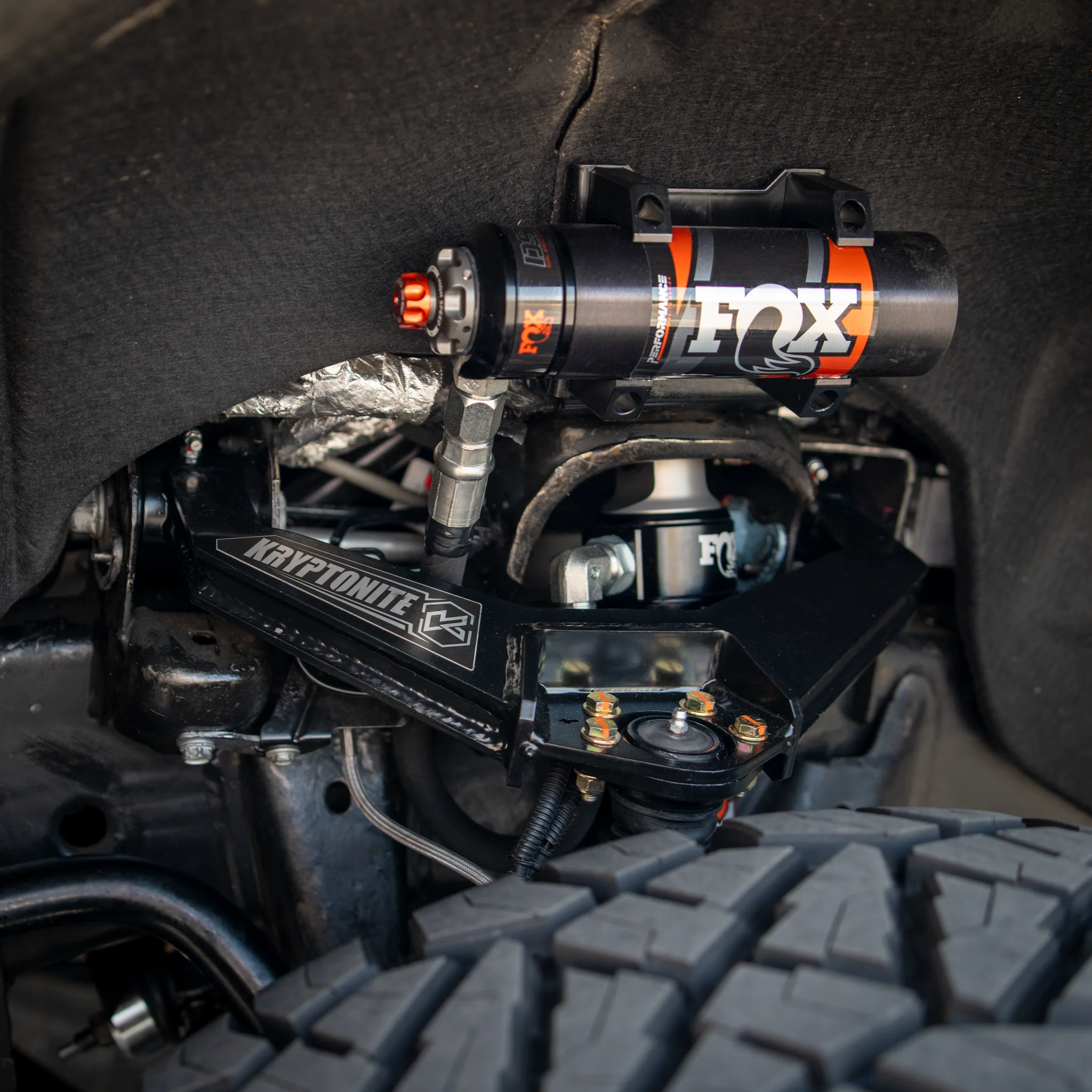 Kryptonite Death Grip Front Shock Reservoir Mount Kit for 2011+ Chevy/GMC 2500HD/3500 - Image 2