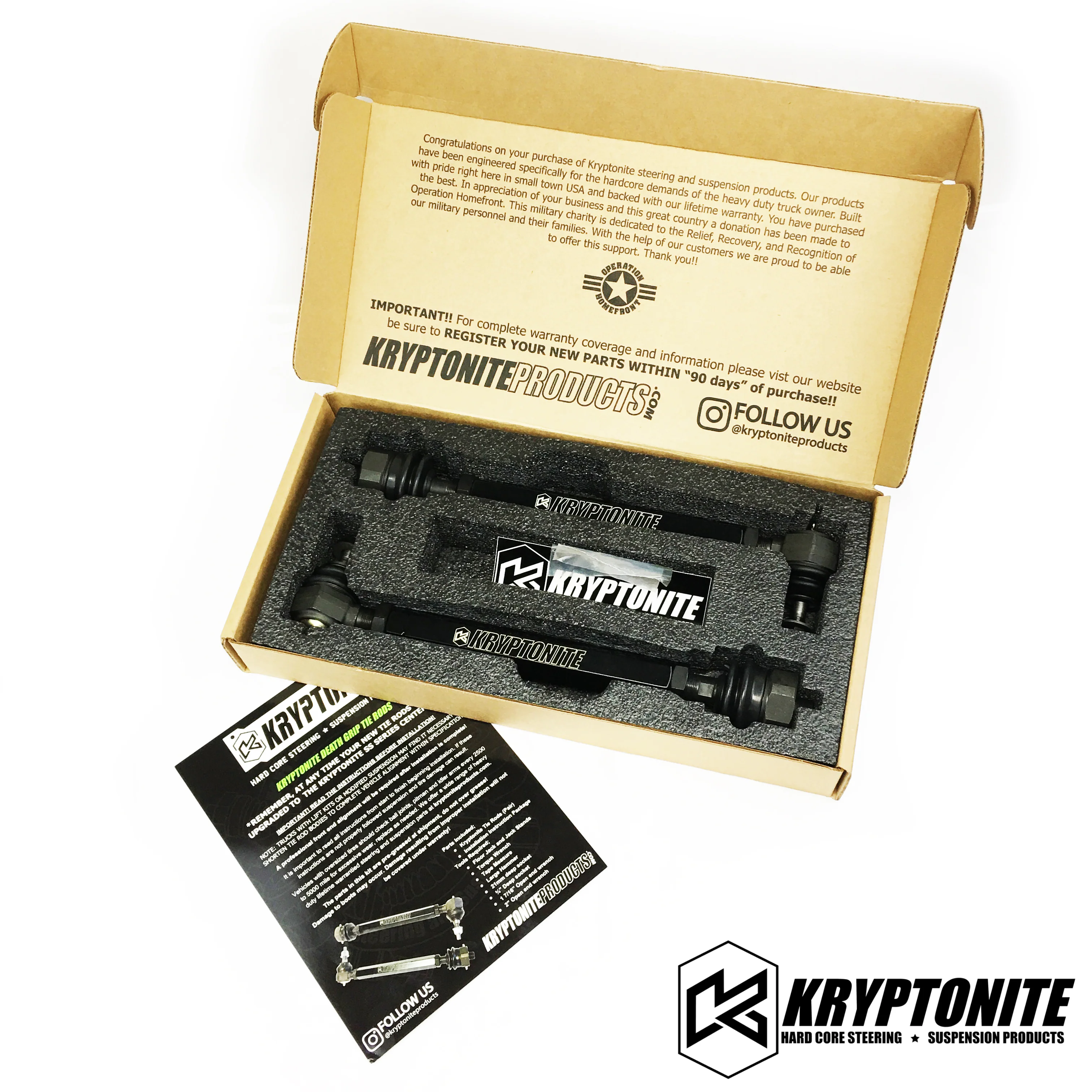 Kryptonite Tie Rods (Fabtech Rts Lift Kits) for 2011+ Chevy/GMC 2500HD/3500HD - Image 3