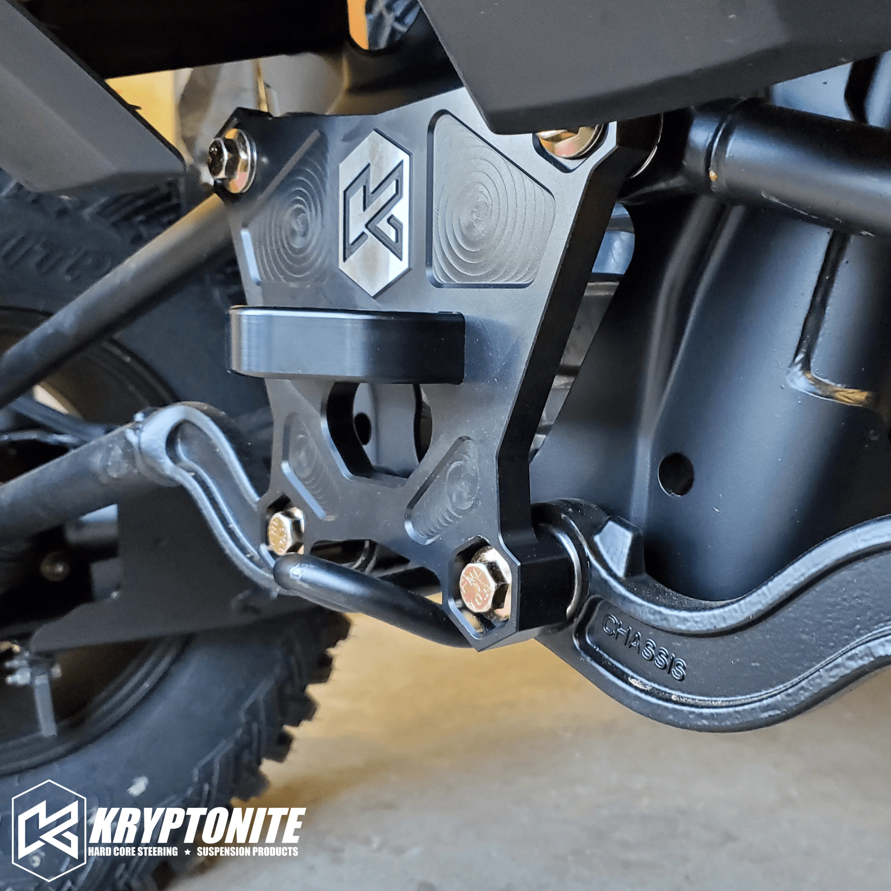 Kryptonite Polaris RZR Death Grip Rear Radius Plate 2018-2021 Turbo S - Image 13