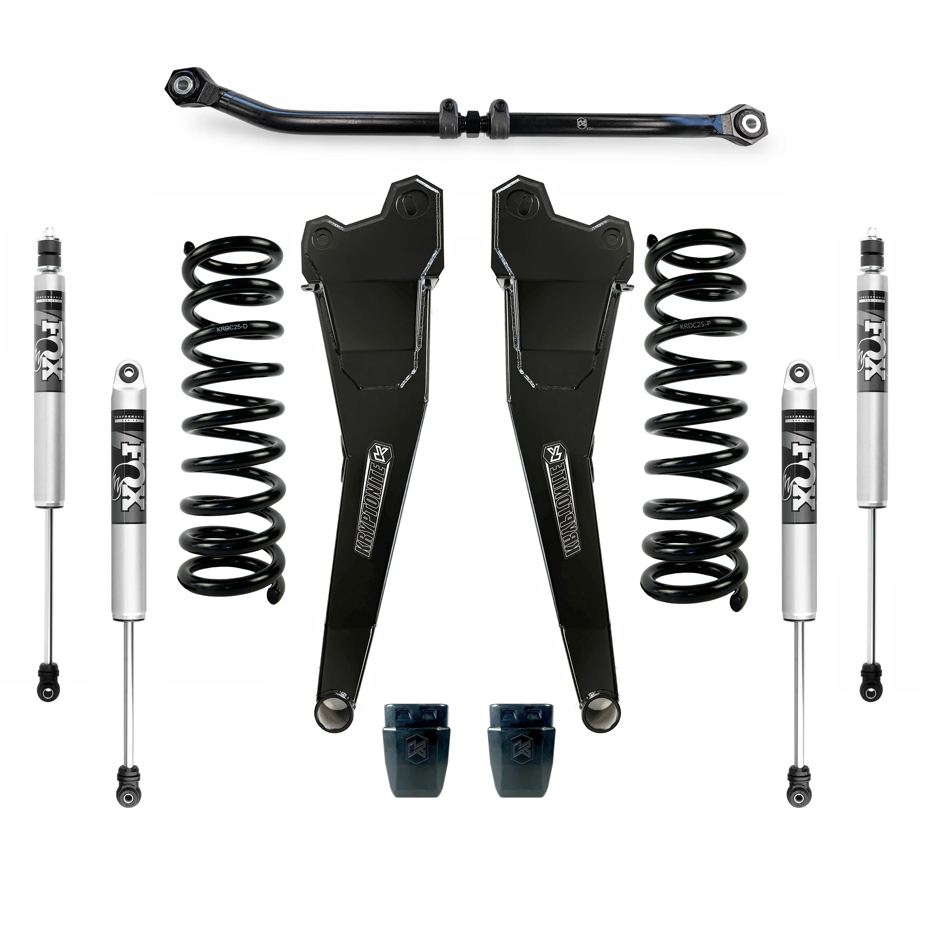 Kryptonite Stage 3 Leveling Kit with Fox Shocks for 2013-2026 RAM 3500 4X4