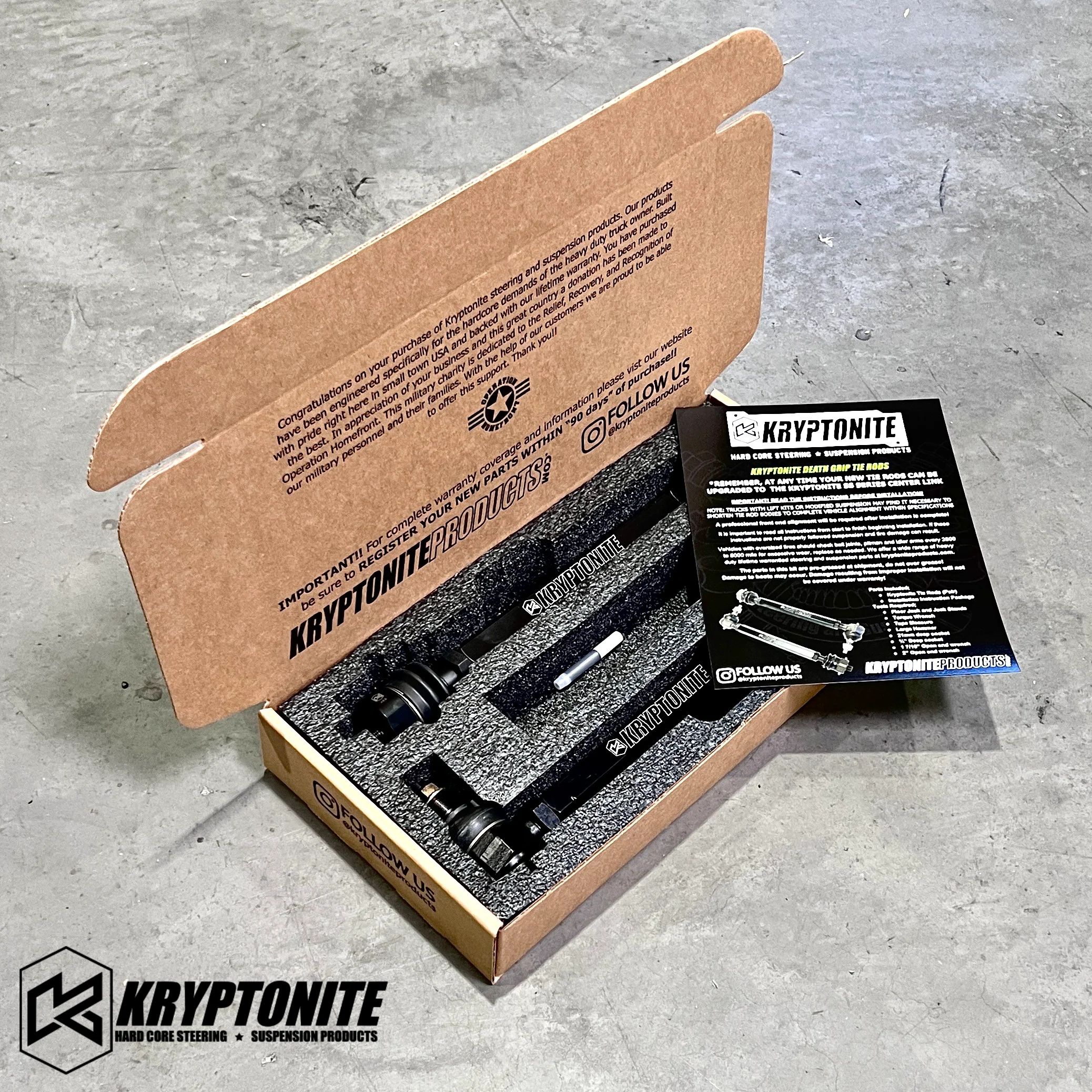 Kryptonite Tie Rod Kit for 2001–2010 Chevy/GMC 1500HD/2500HD/3500HD, 2001-2013 Chevy Suburban/GMC Yukon Xl 2500 & 2002–2009 Hummer H2 - Image 4
